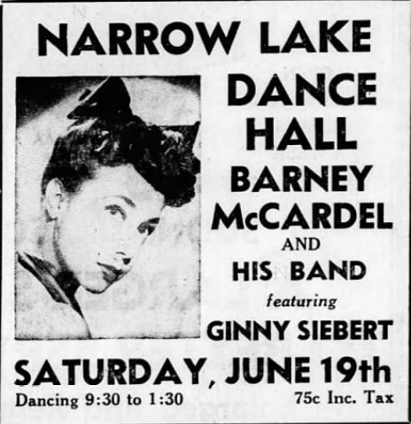 Narrow Lake Ballroom - 18 Jun 1948 Ad